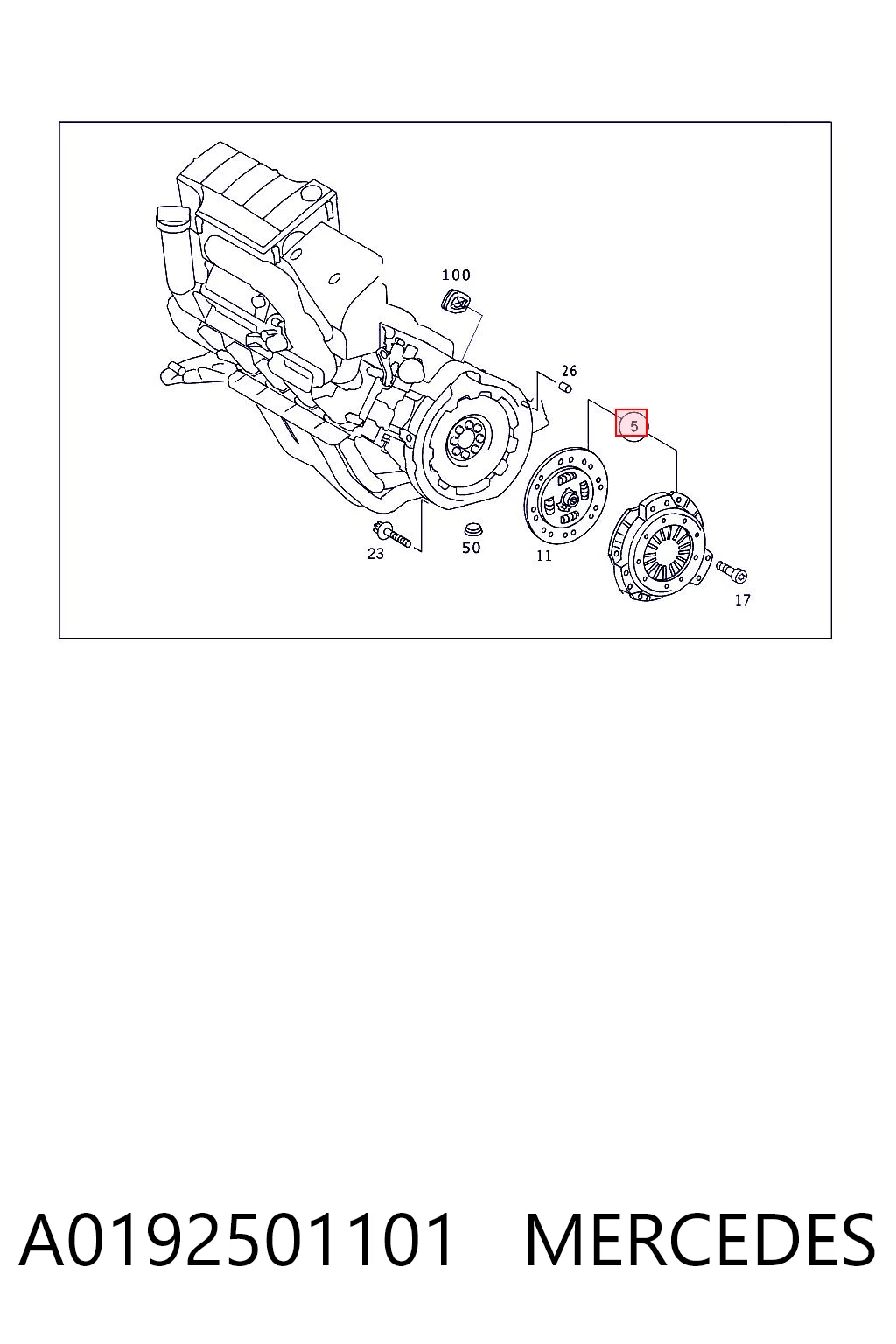 A0192501101 Mercedes