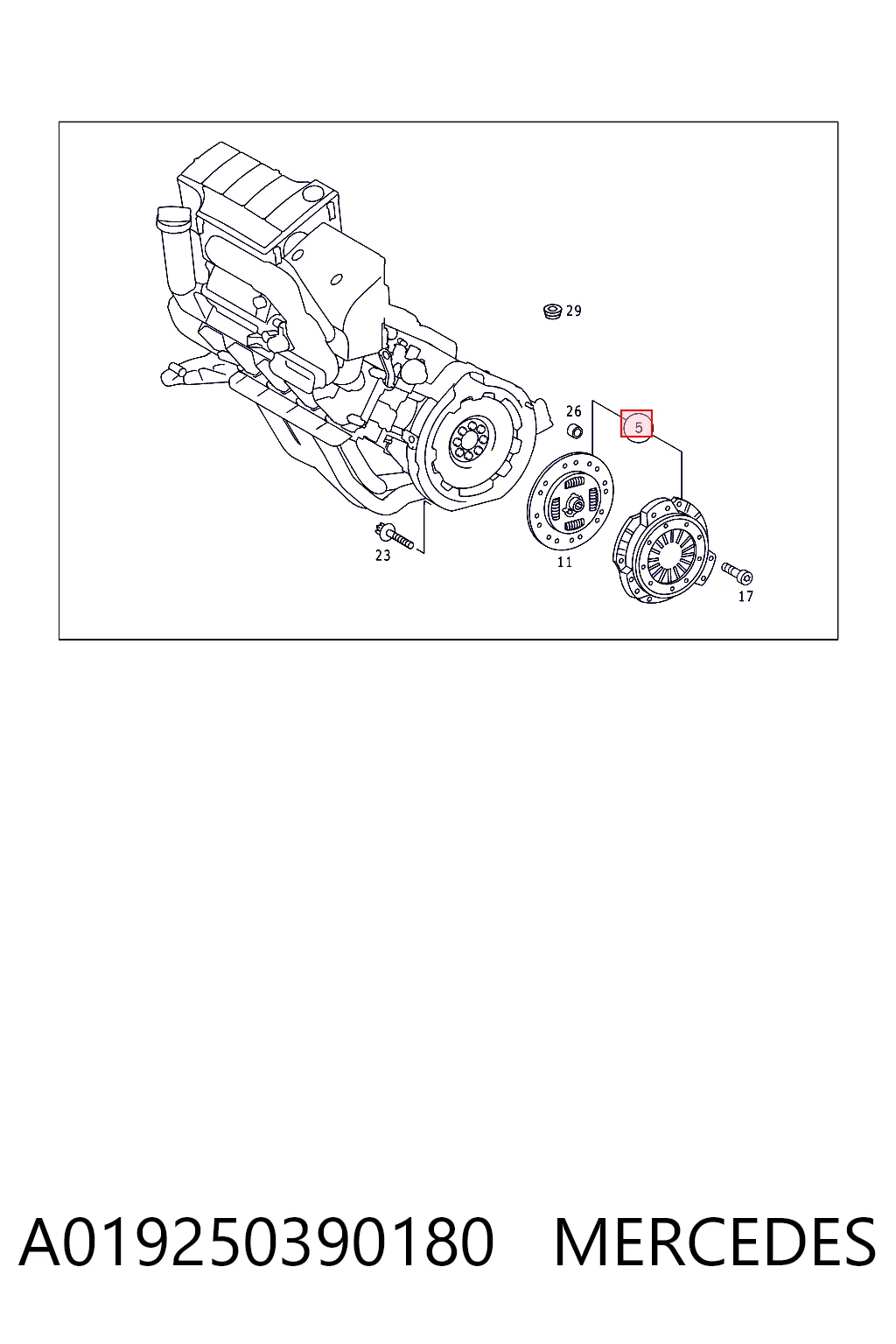 A019250390180 Mercedes
