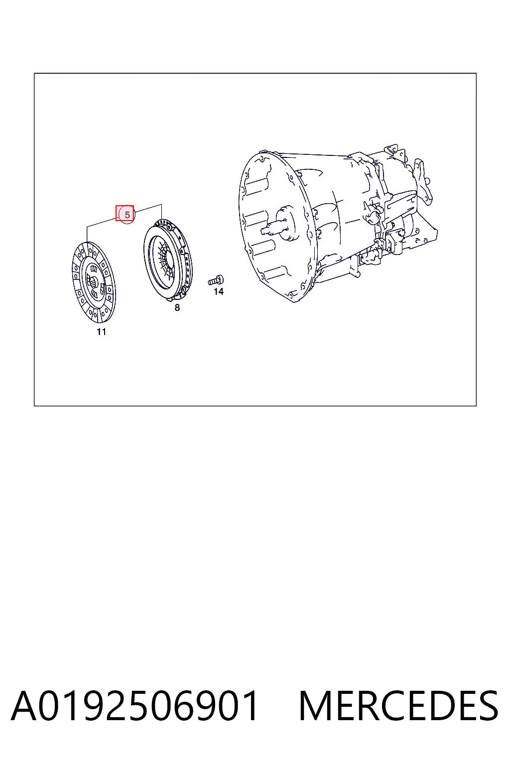 A0192506901 Mercedes