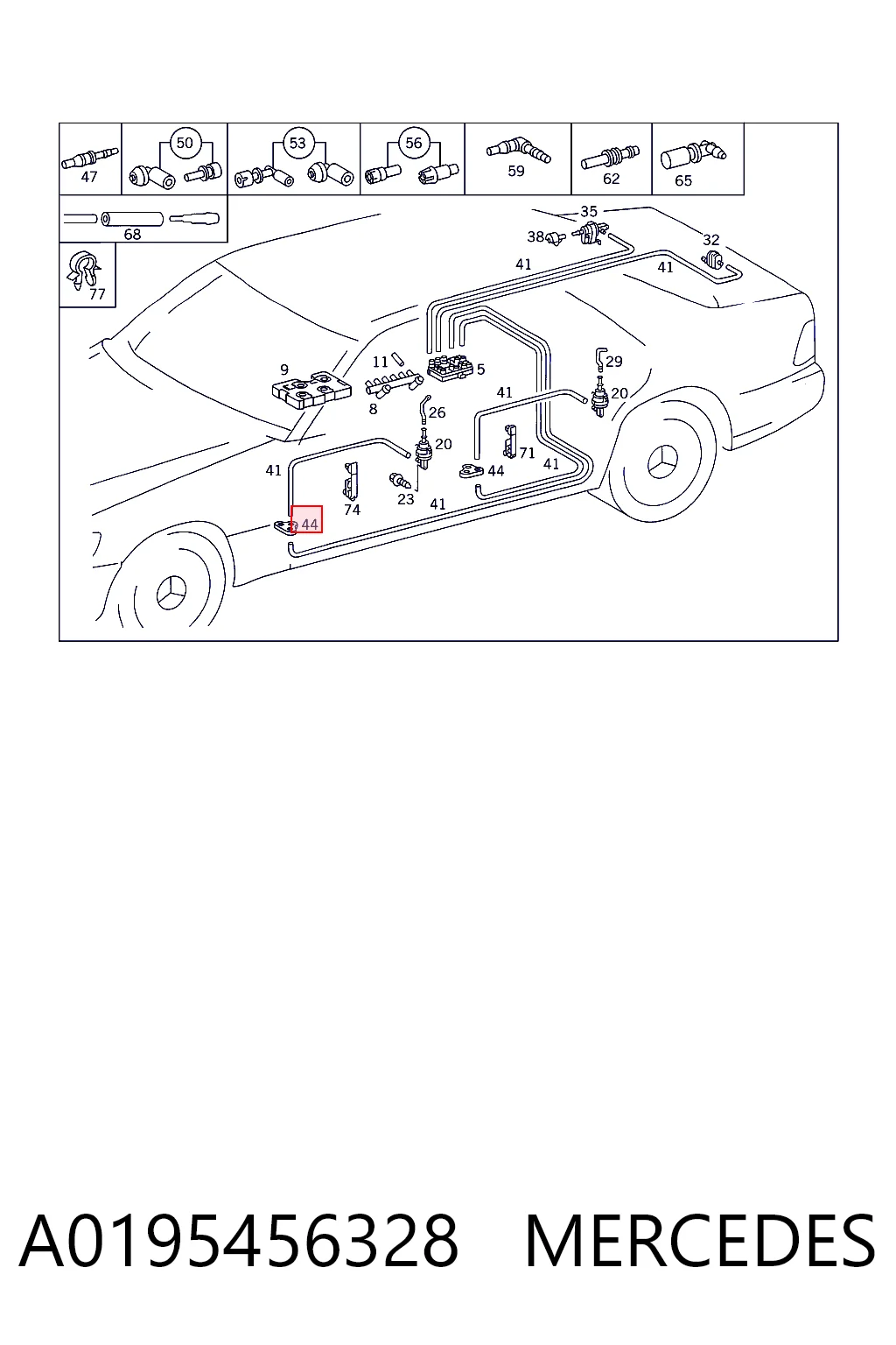 A0195456328 Mercedes