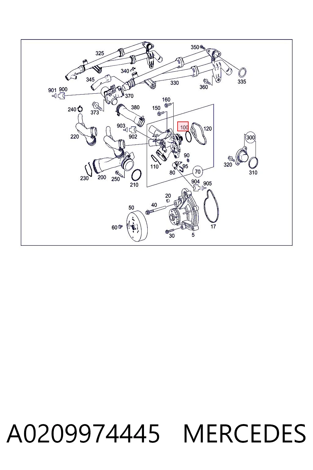 A0209974445 Mercedes