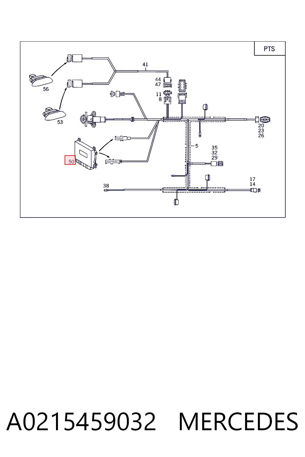 A0215459032 Mercedes
