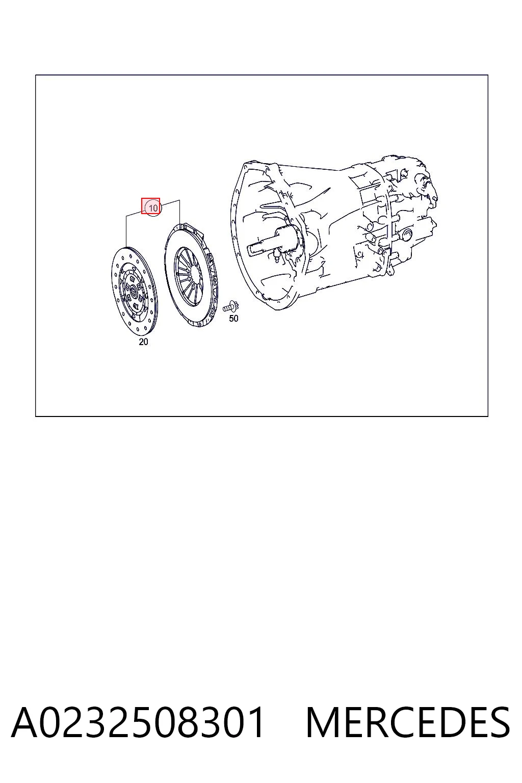 A0232508301 Mercedes