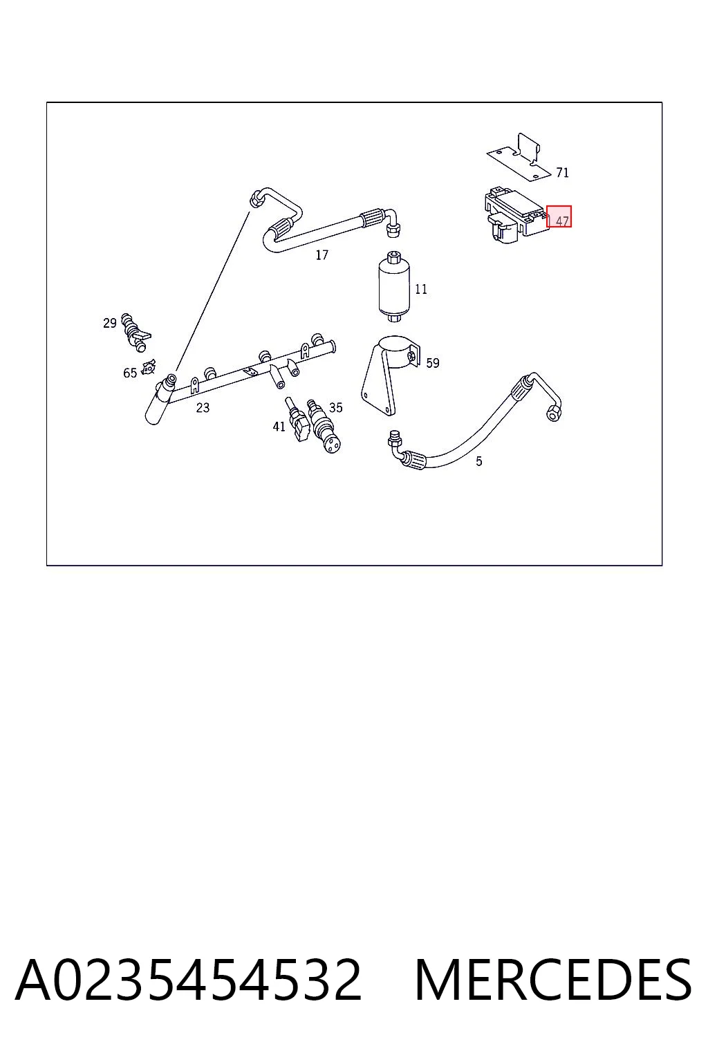 A0235454532 Mercedes