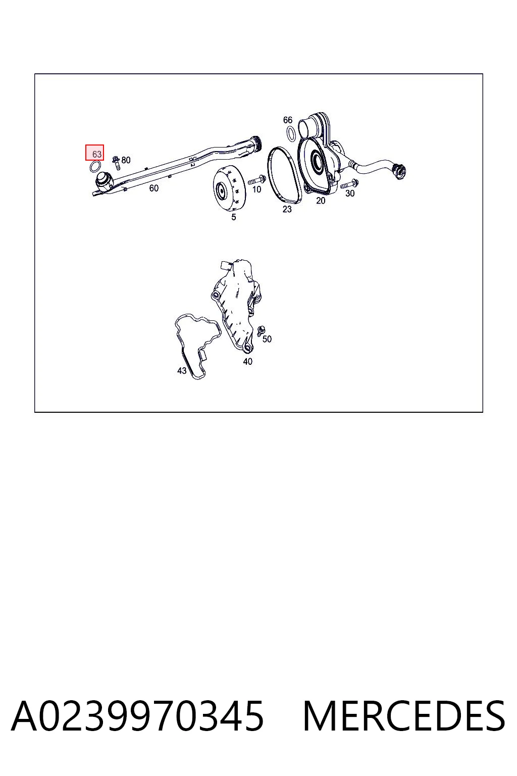A0239970345 Mercedes 