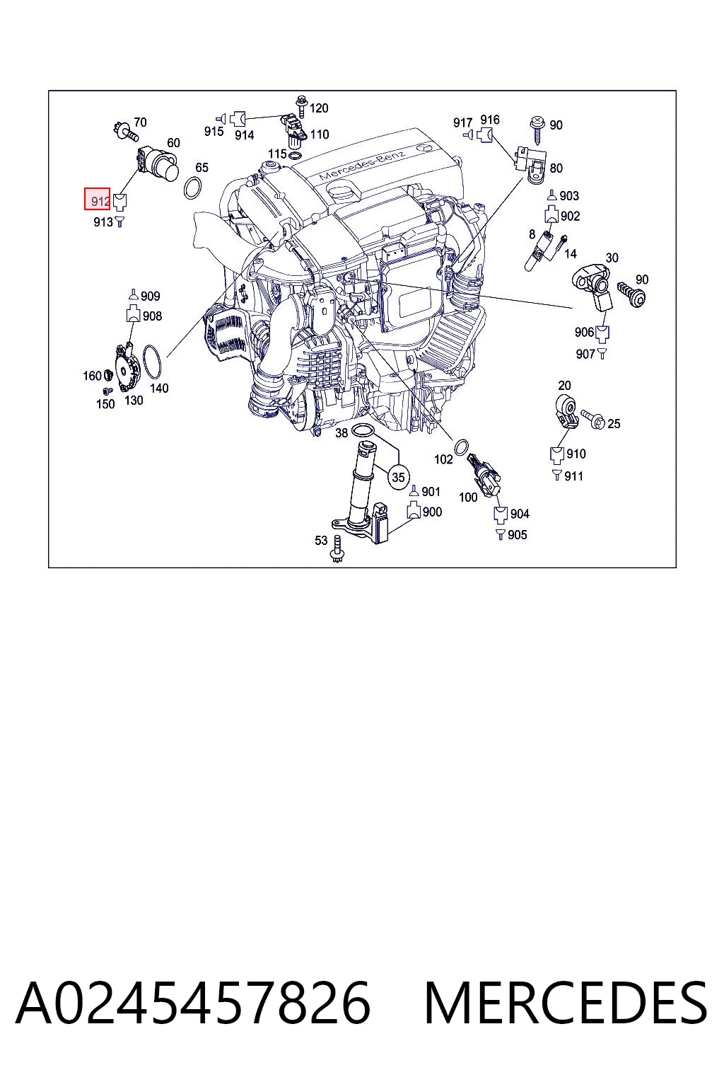 A0245457826 Mercedes
