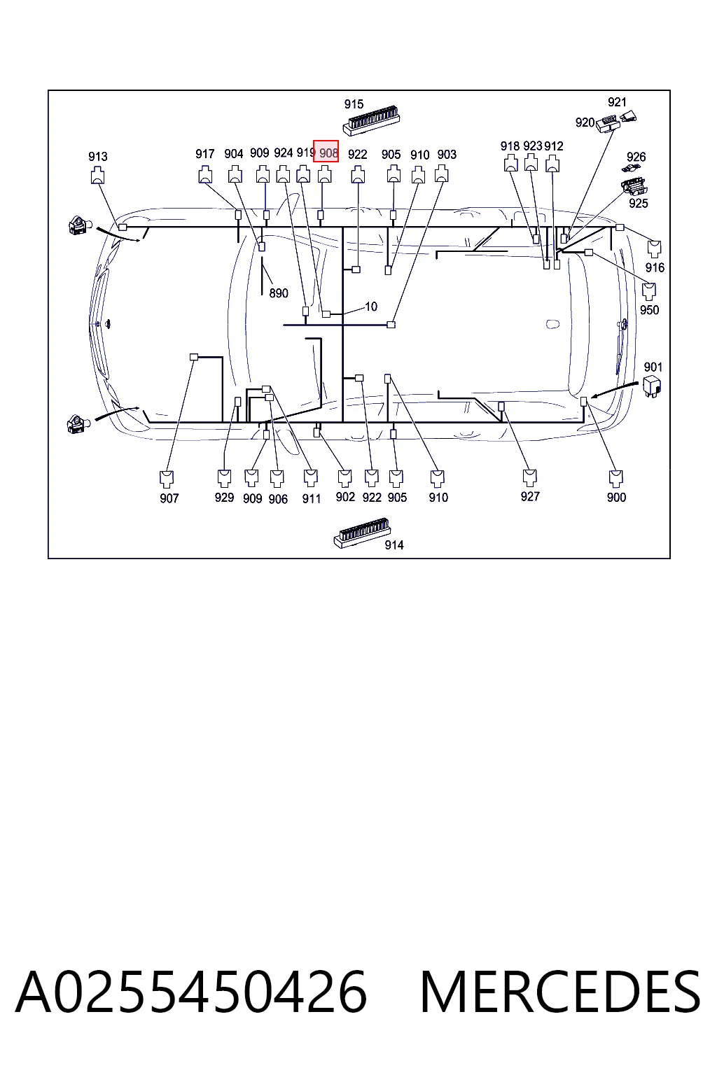 A0255450426 Mercedes