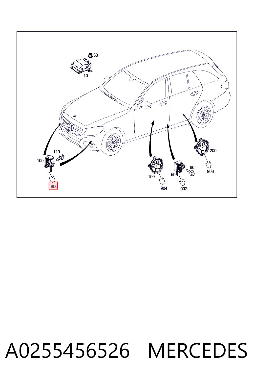 A0255456526 Mercedes