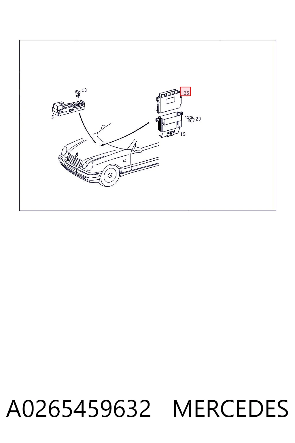 Compre Módulo de direção (Centralina eletrônica) de motor Mercedes S 