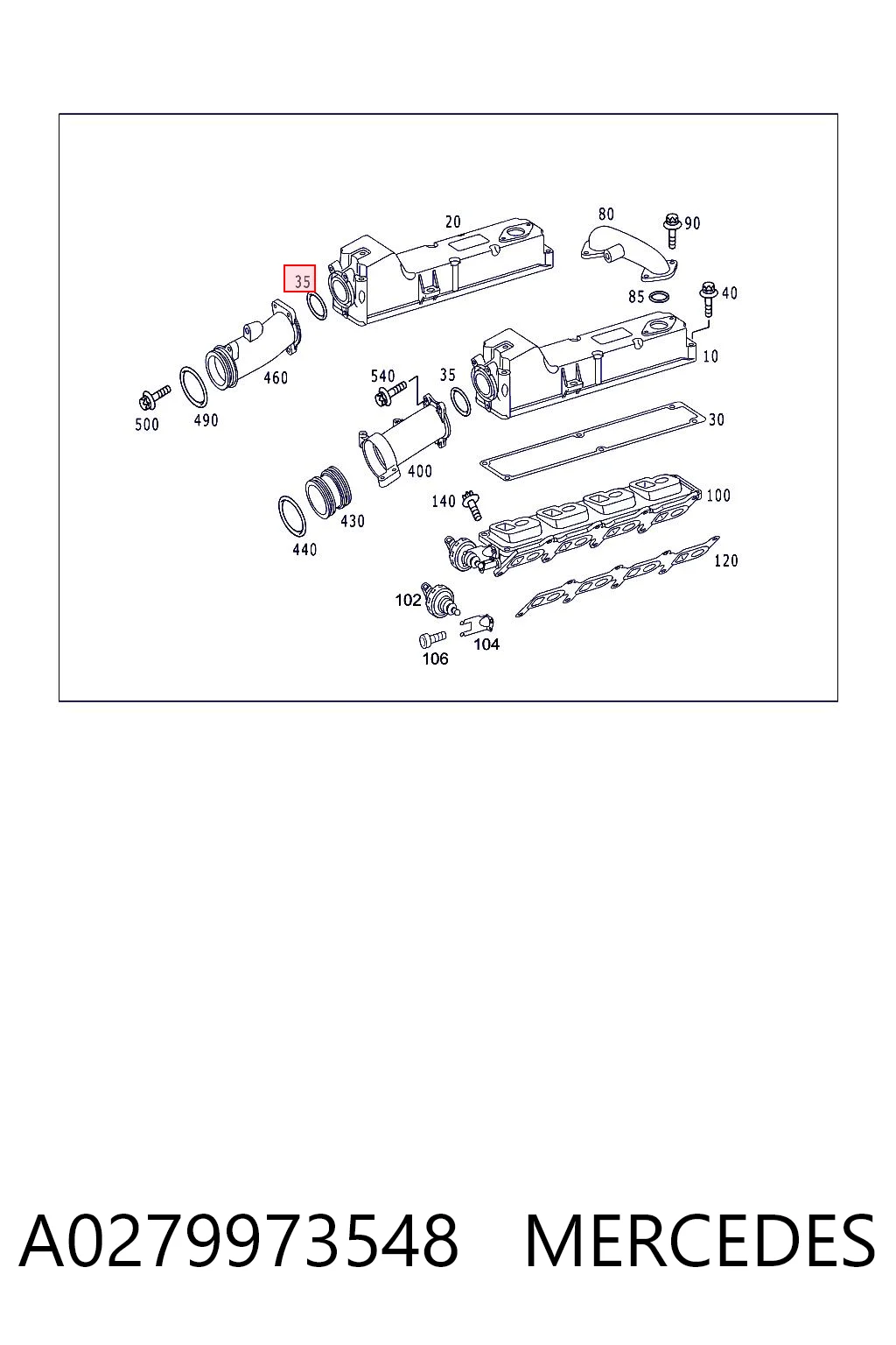 Vedante anular de mangueira do compressor de injeção MAN 6563431213