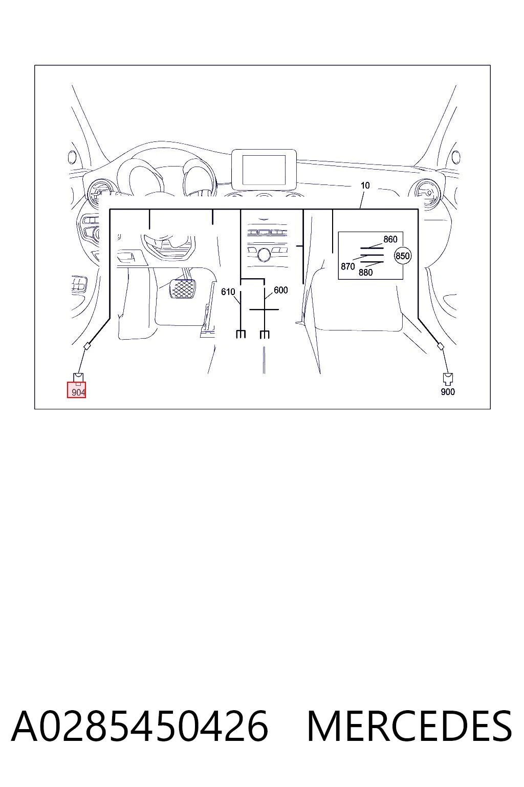 A0285450426 Mercedes