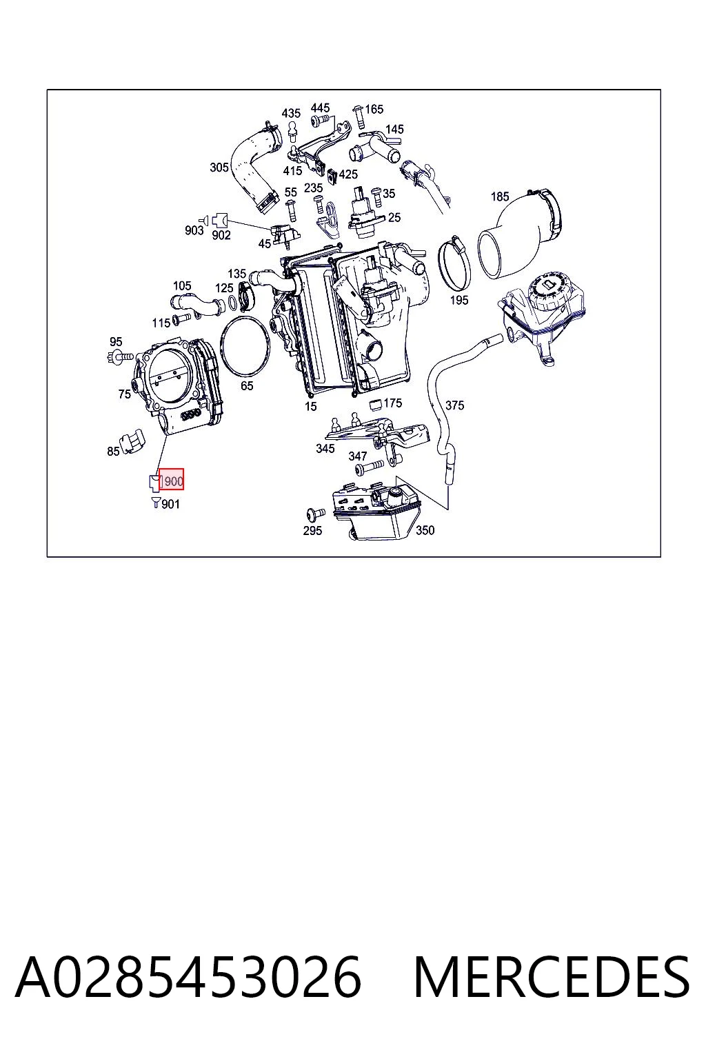 A0285453026 Mercedes 