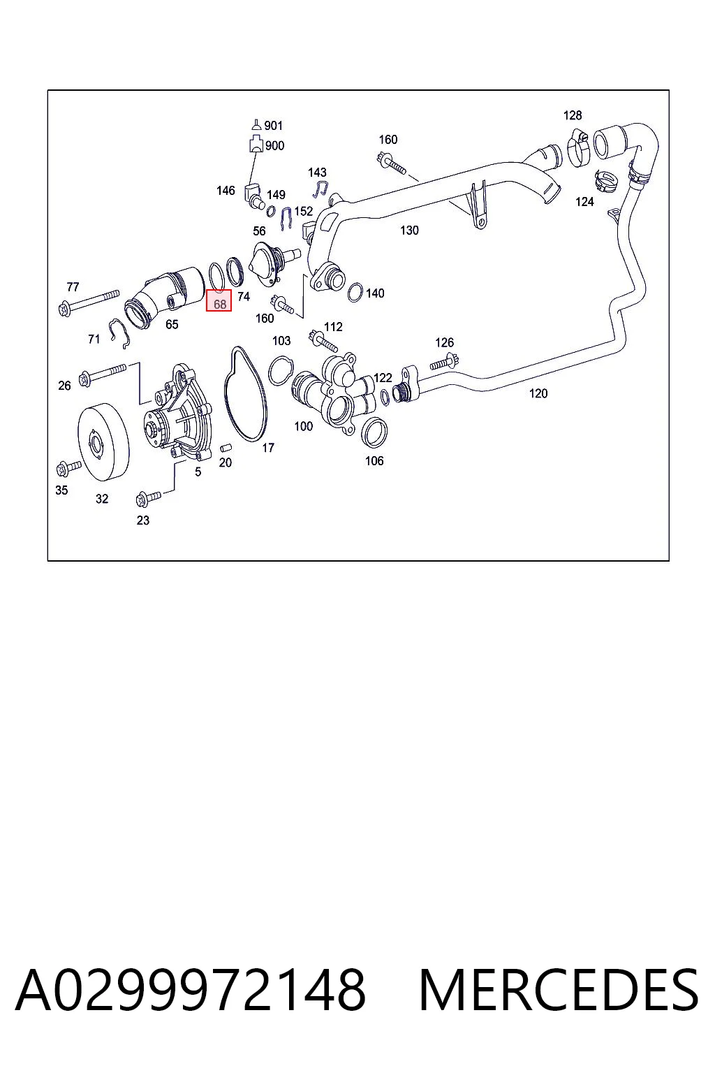 A0299972148 Mercedes 
