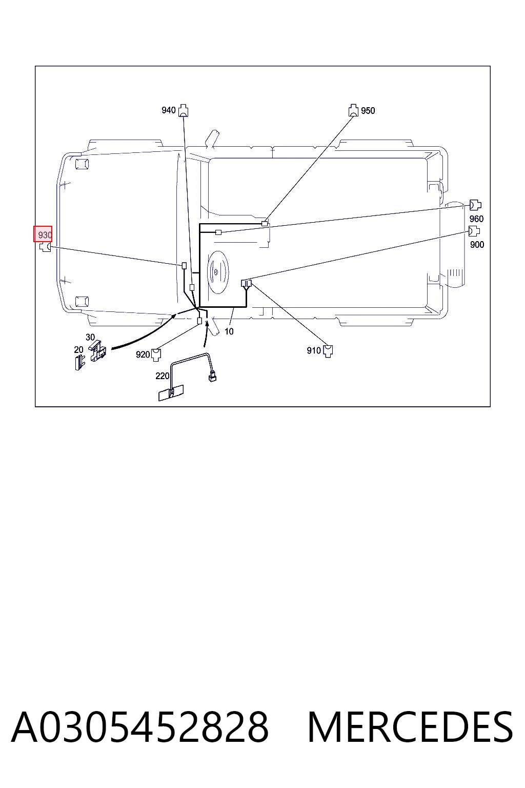 A0305452828 Mercedes