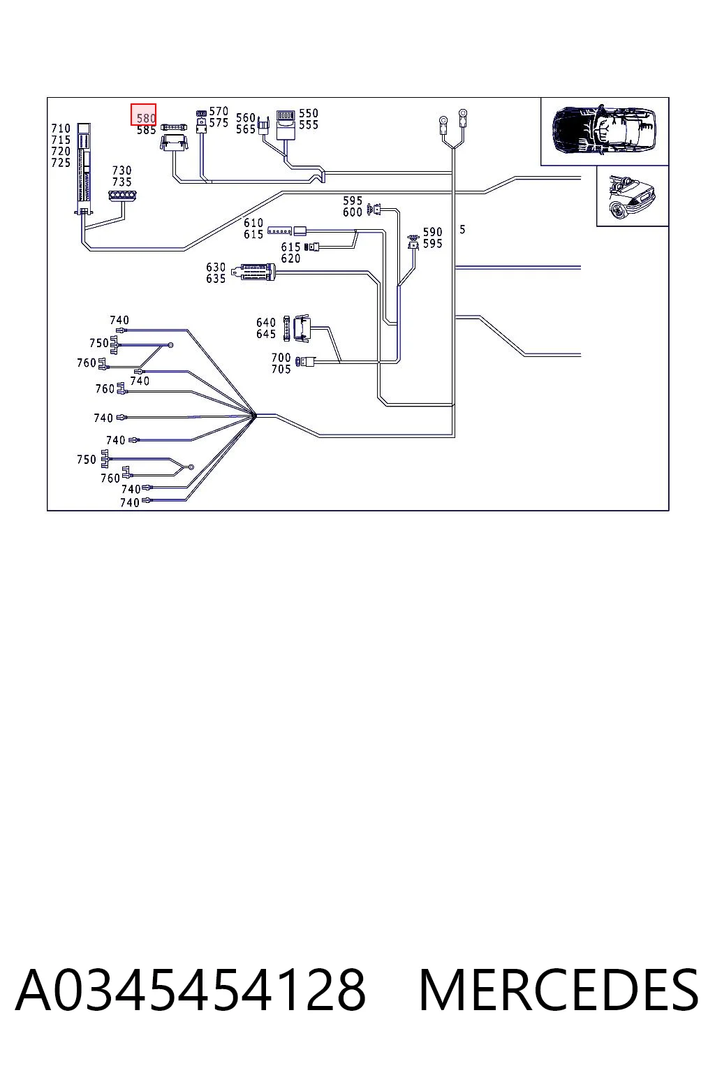 A0345454128 Mercedes