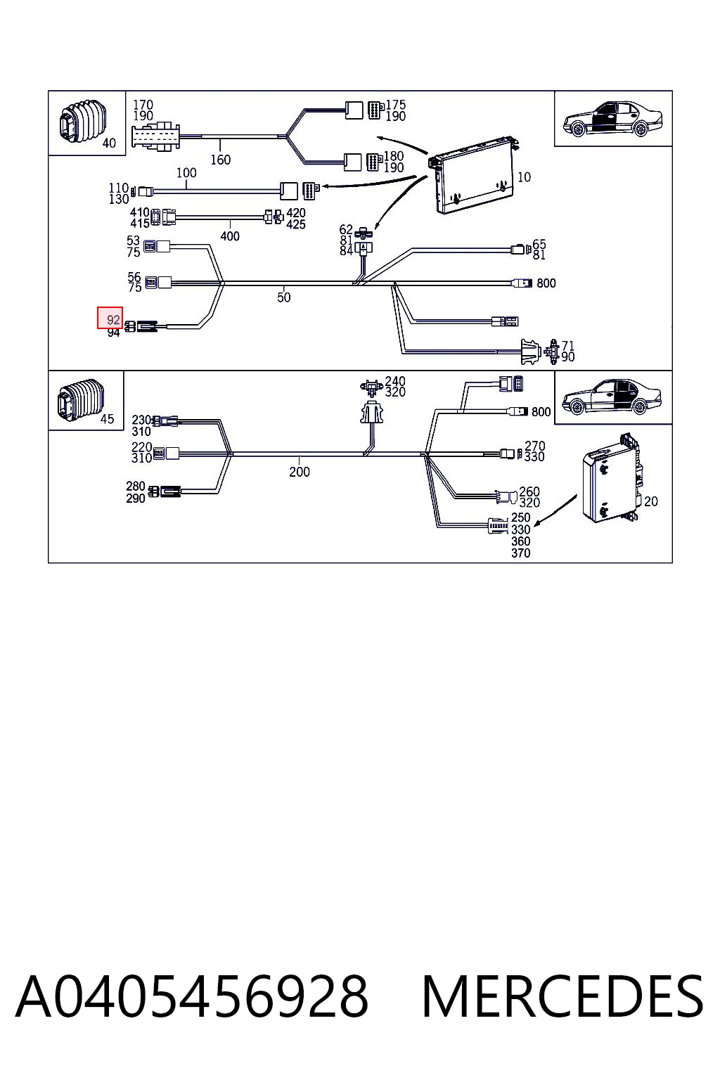 A0405456928 Mercedes