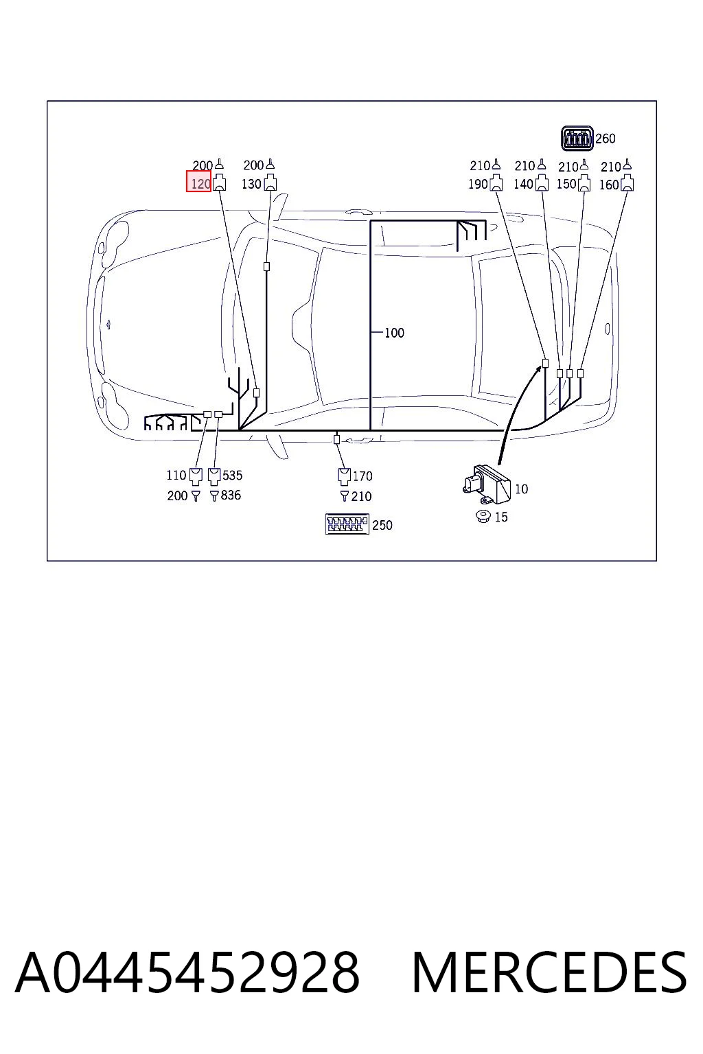 A0445452928 Mercedes