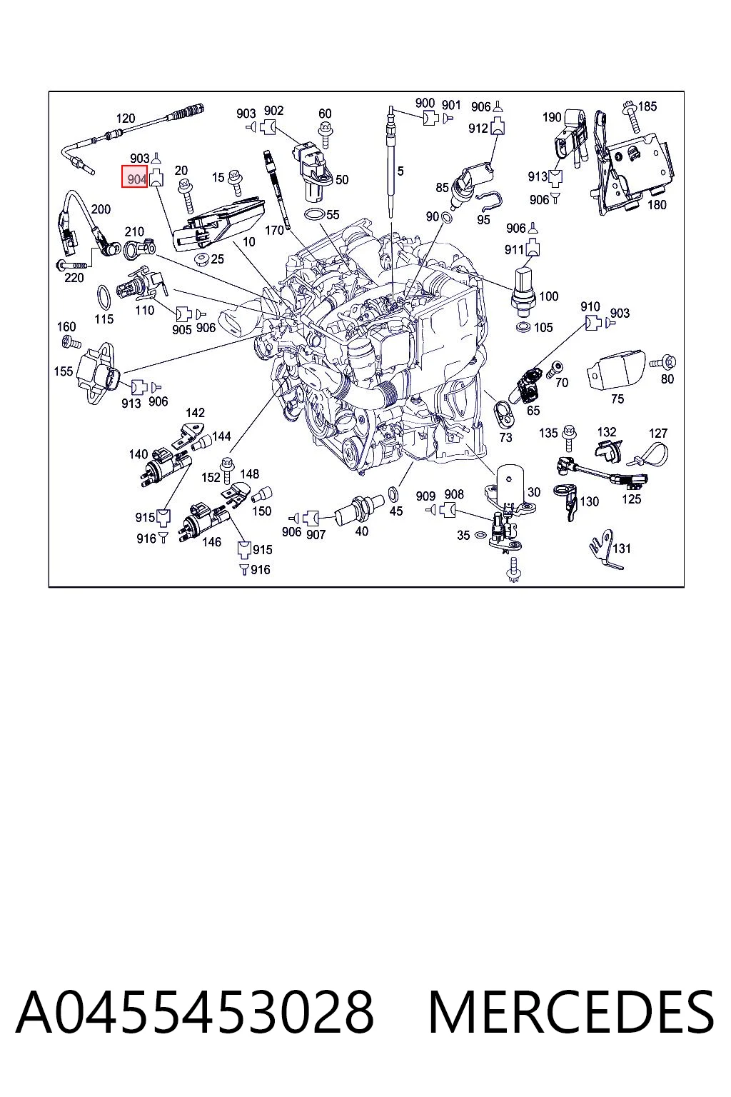 A0455453028 Mercedes