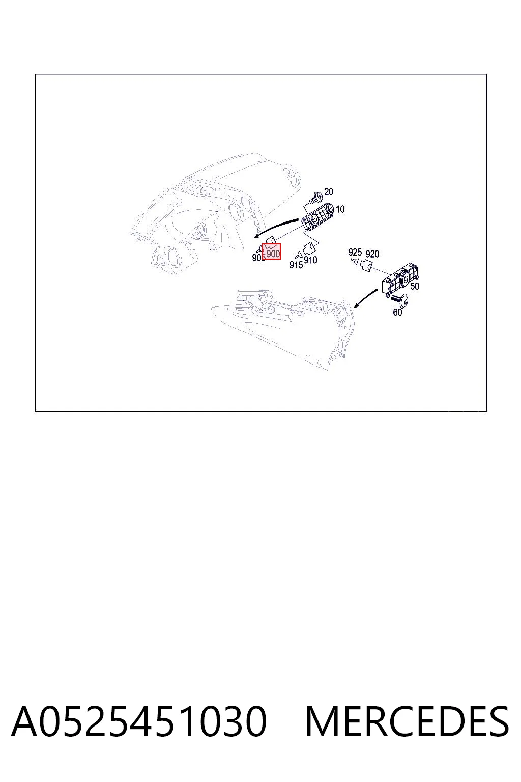 A0525451030 Mercedes