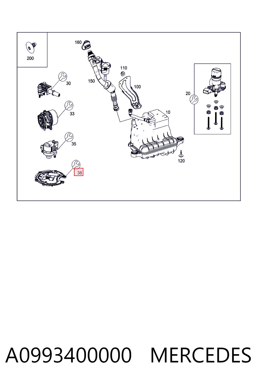 A0993400000 Mercedes