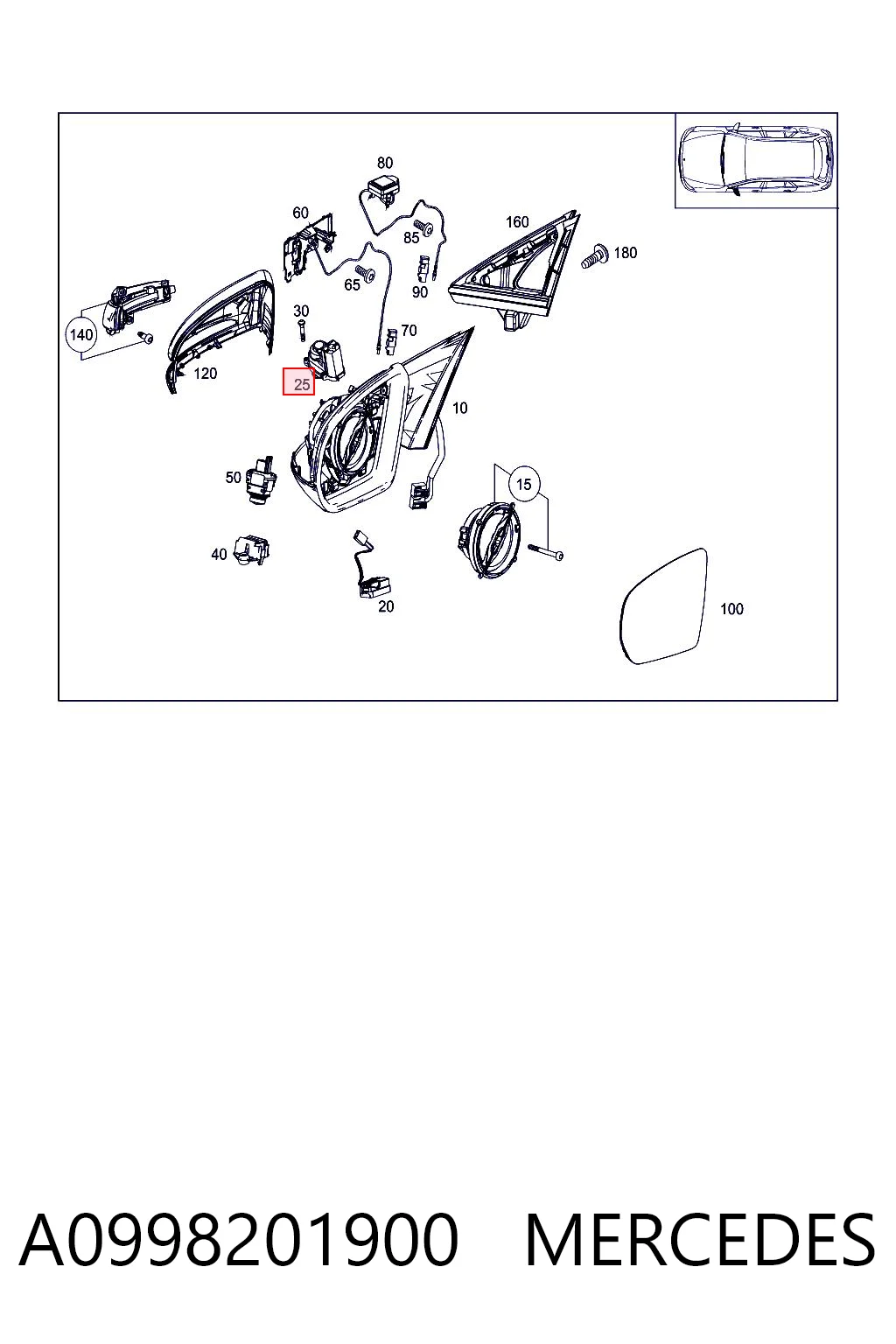 A0998201900 Mercedes