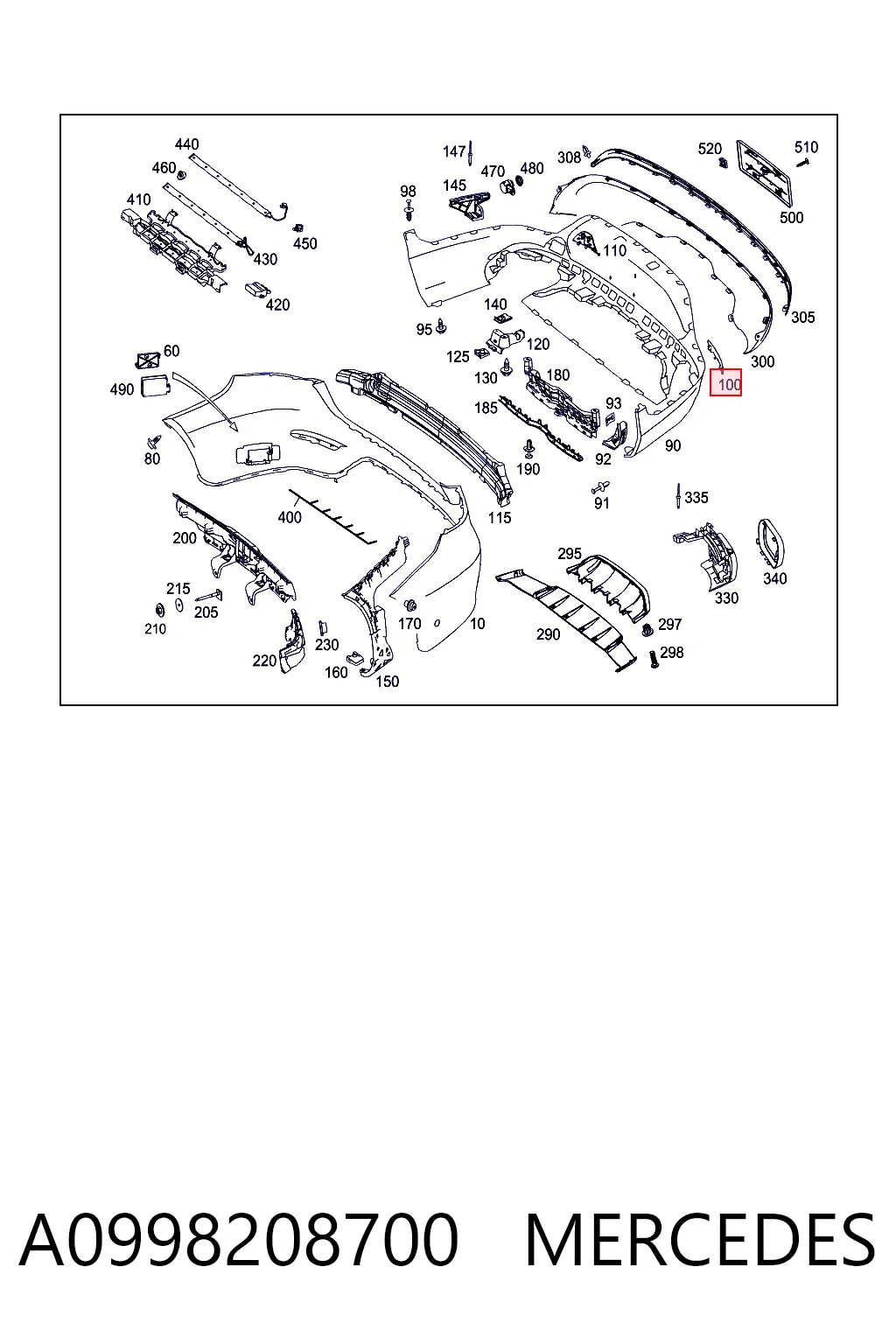 A0998208700 Mercedes