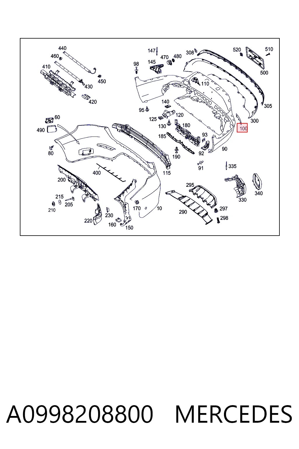 A0998208800 Mercedes