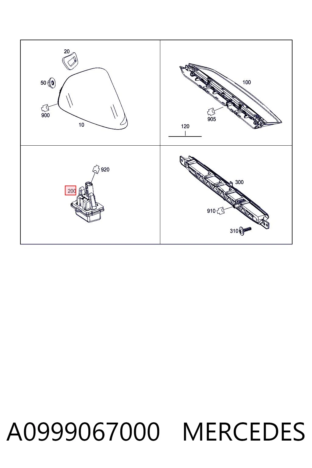 A0999067000 Mercedes