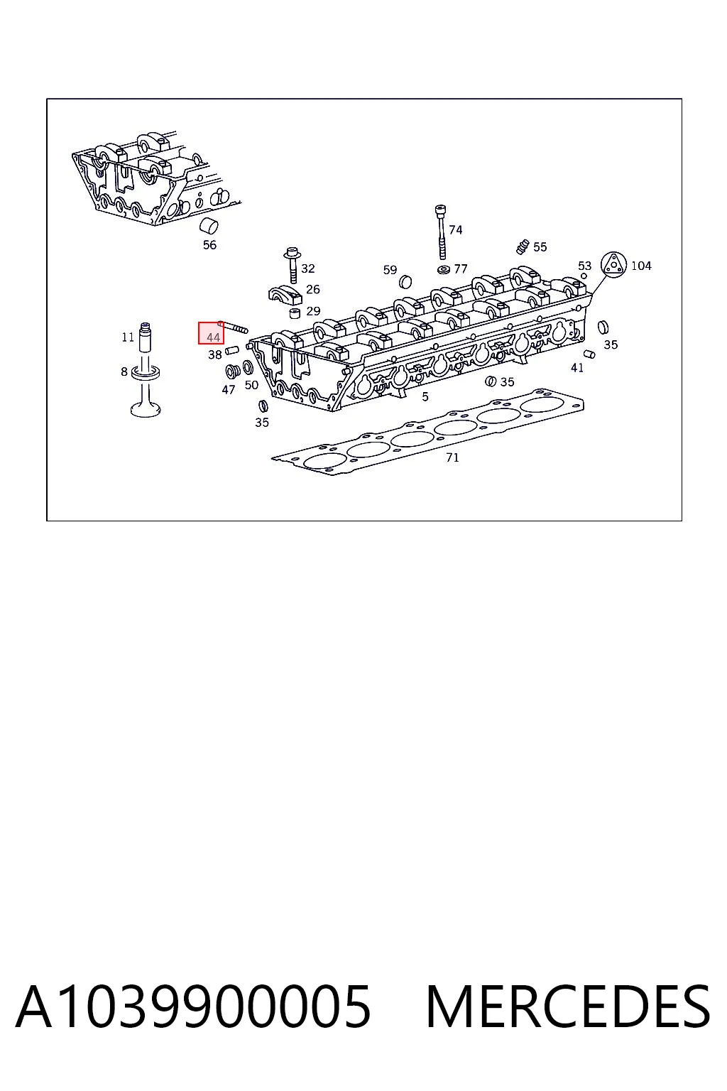 A1039900005 Mercedes