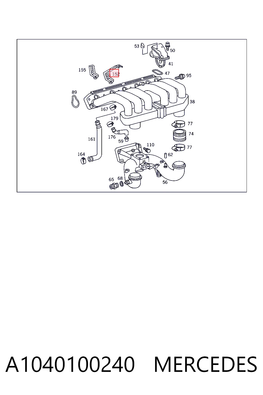 A1040100240 Mercedes