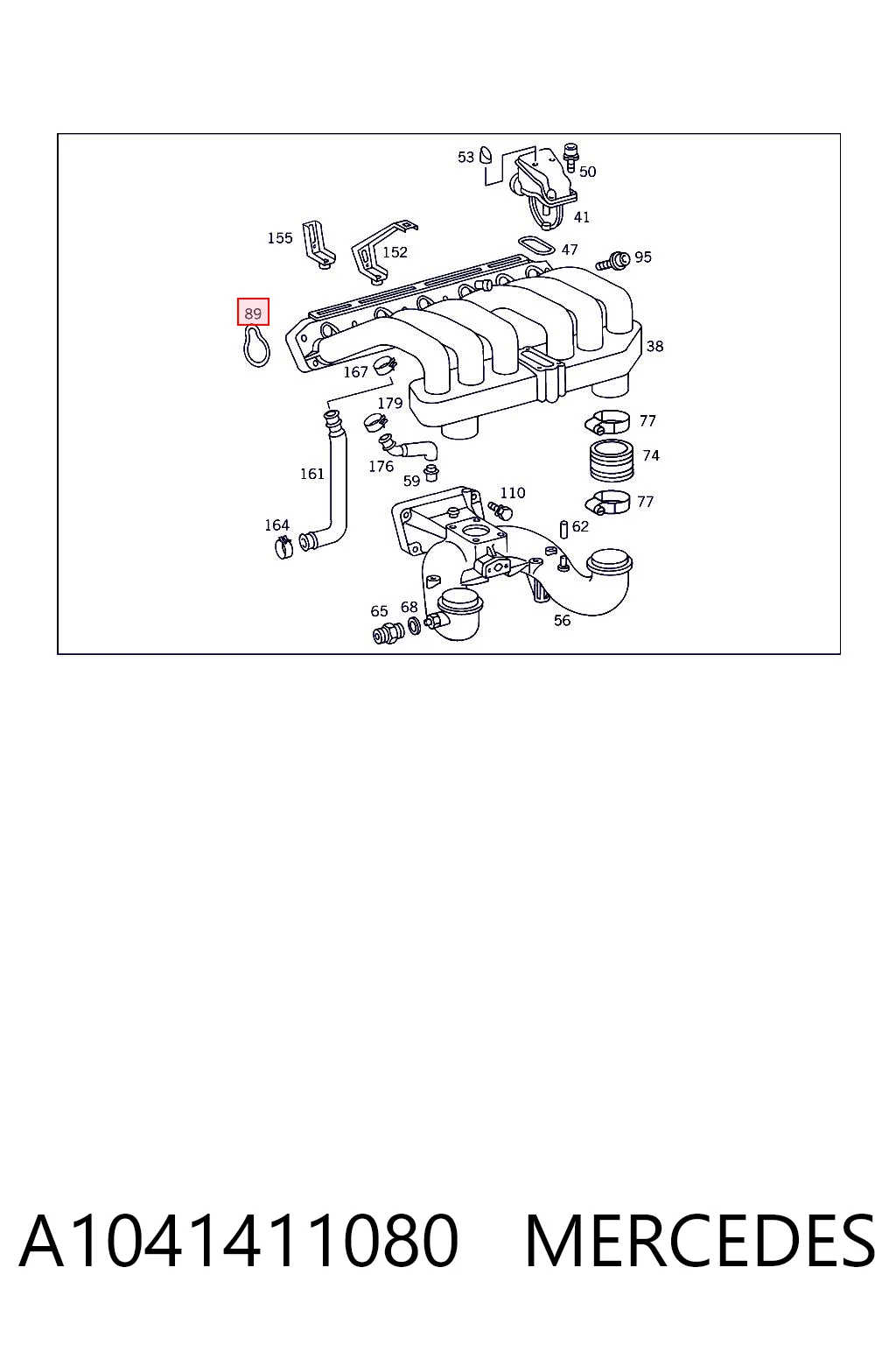 A1041411080 Mercedes