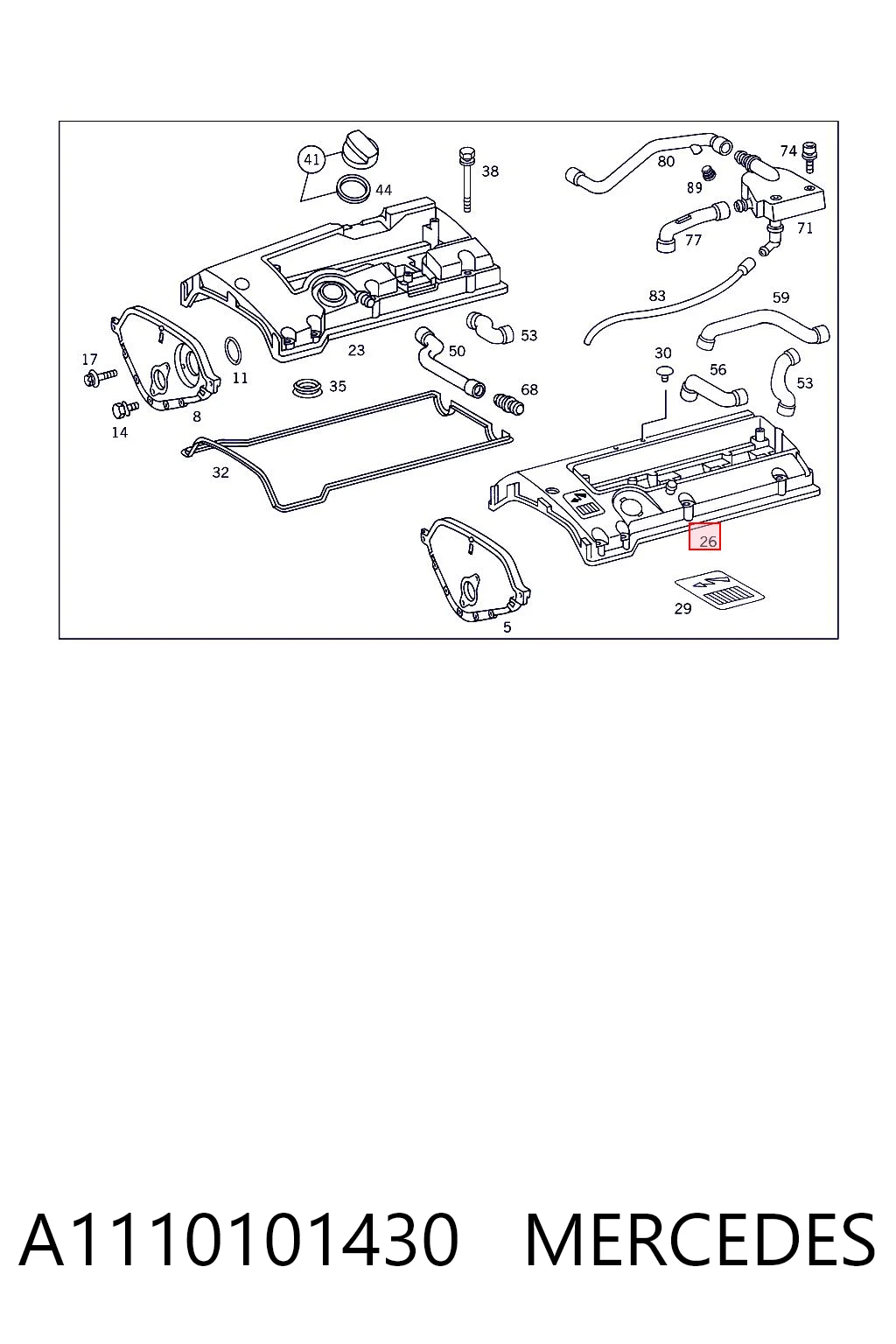 A1110101430 Mercedes