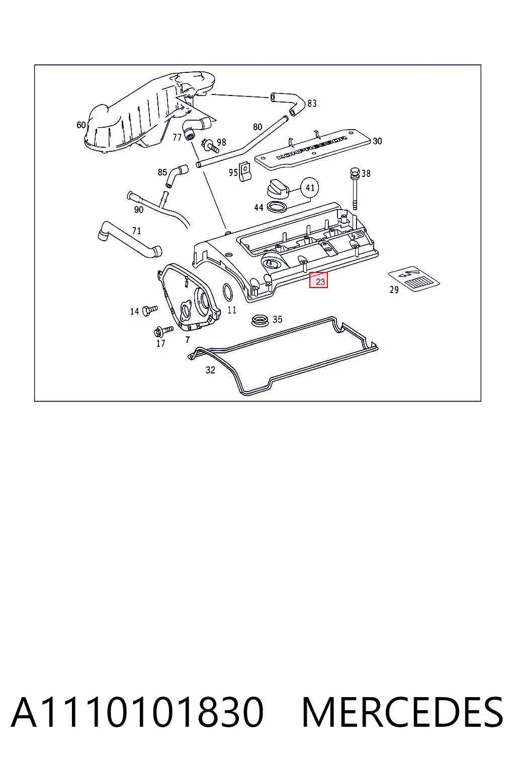 A1110101830 Mercedes