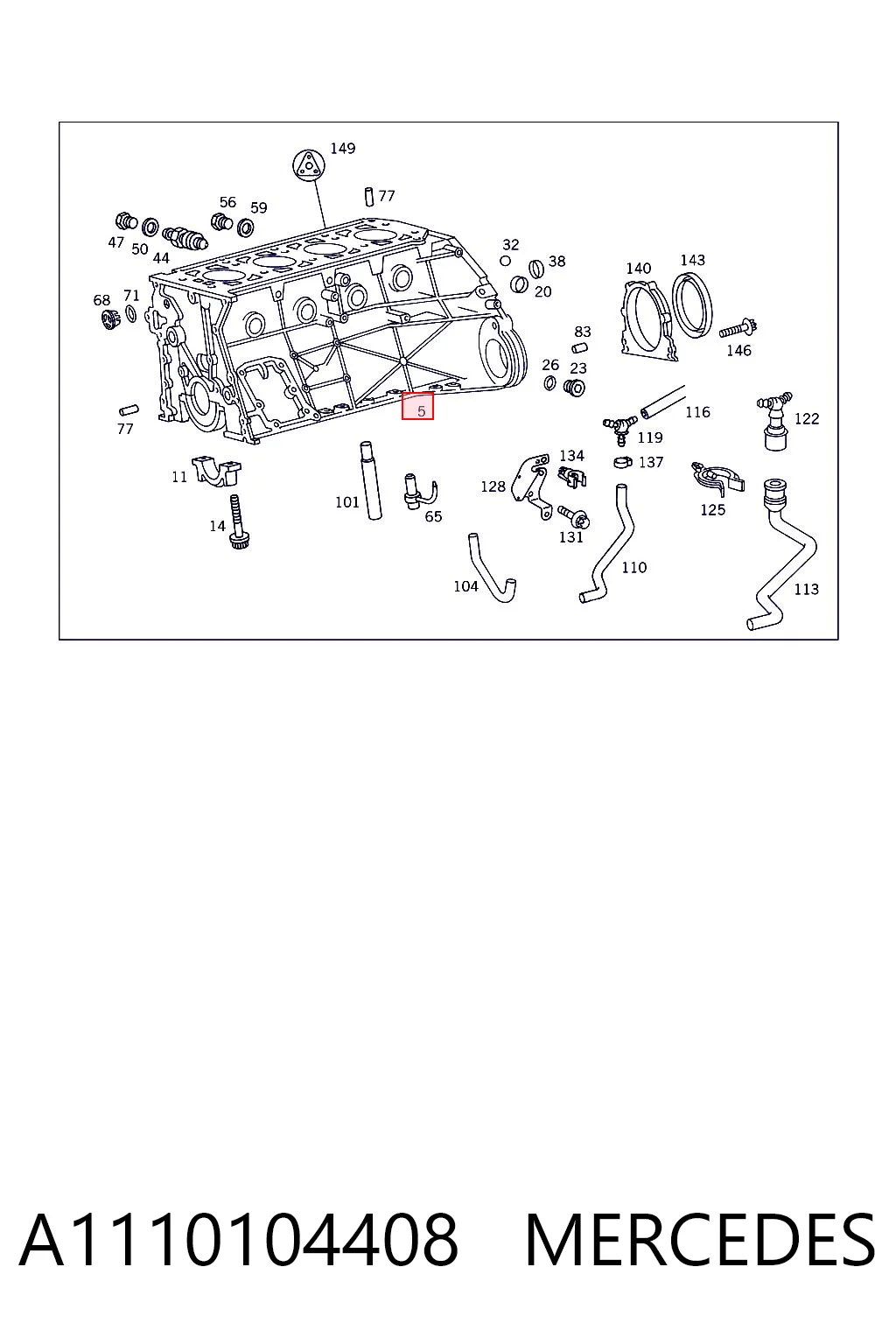 A1110104408 Mercedes