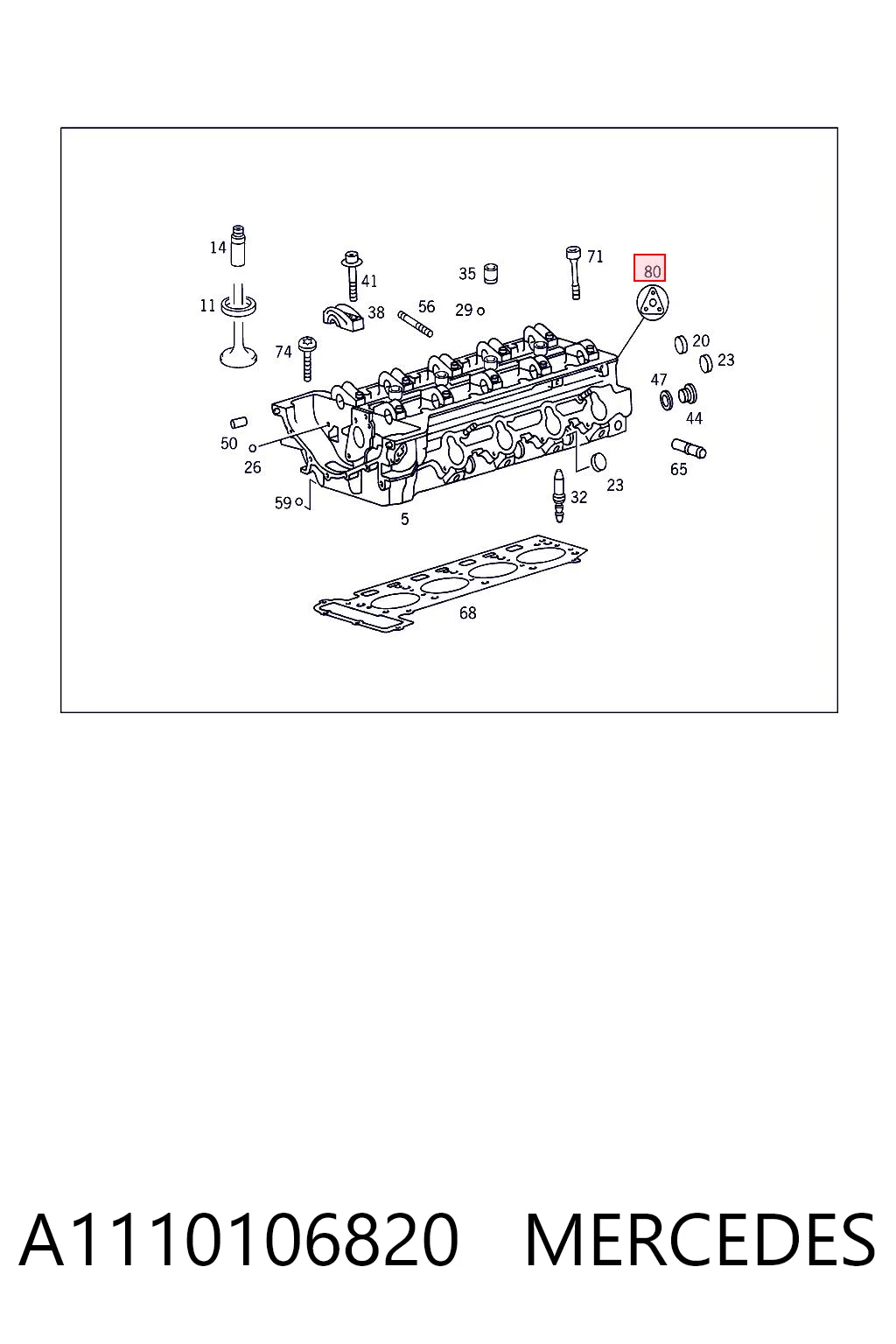 A1110106820 Mercedes