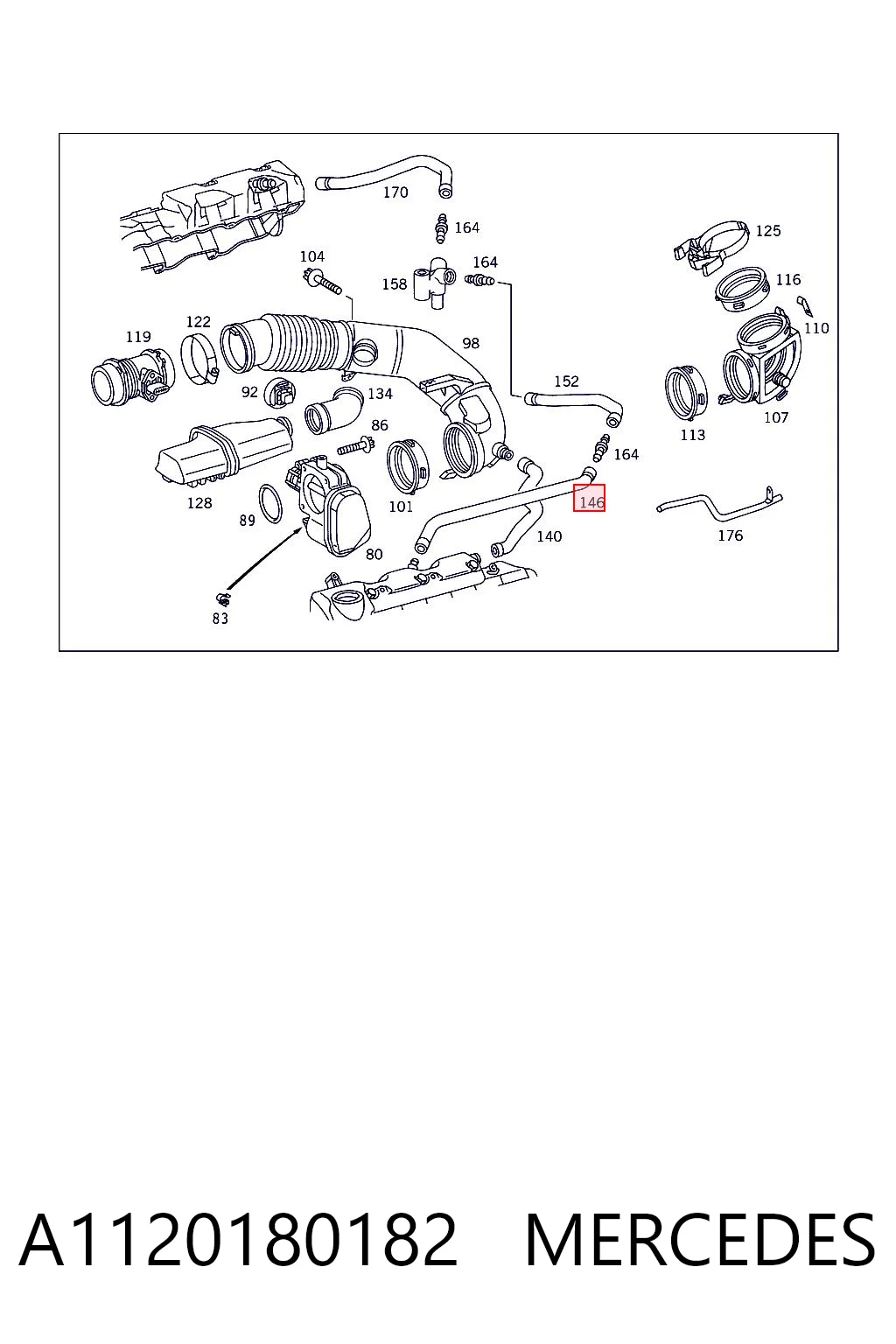 A1120180182 Mercedes
