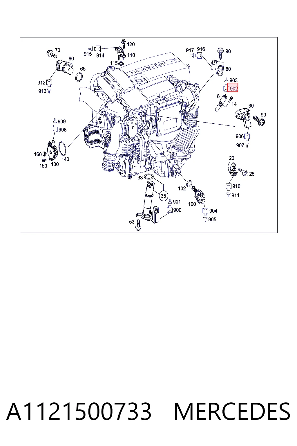 A1121500733 Mercedes