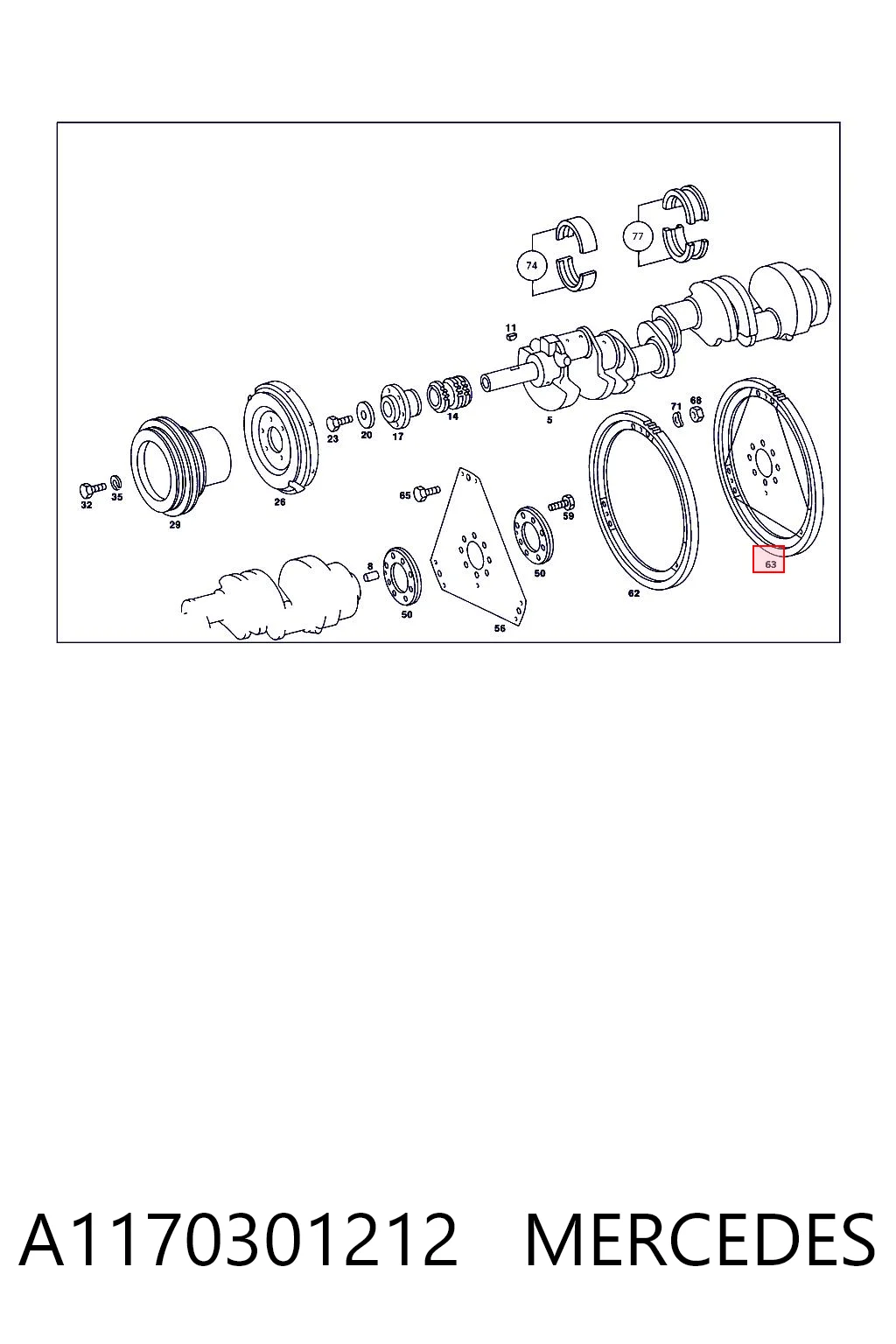 Coroa de volante para Mercedes E  W124