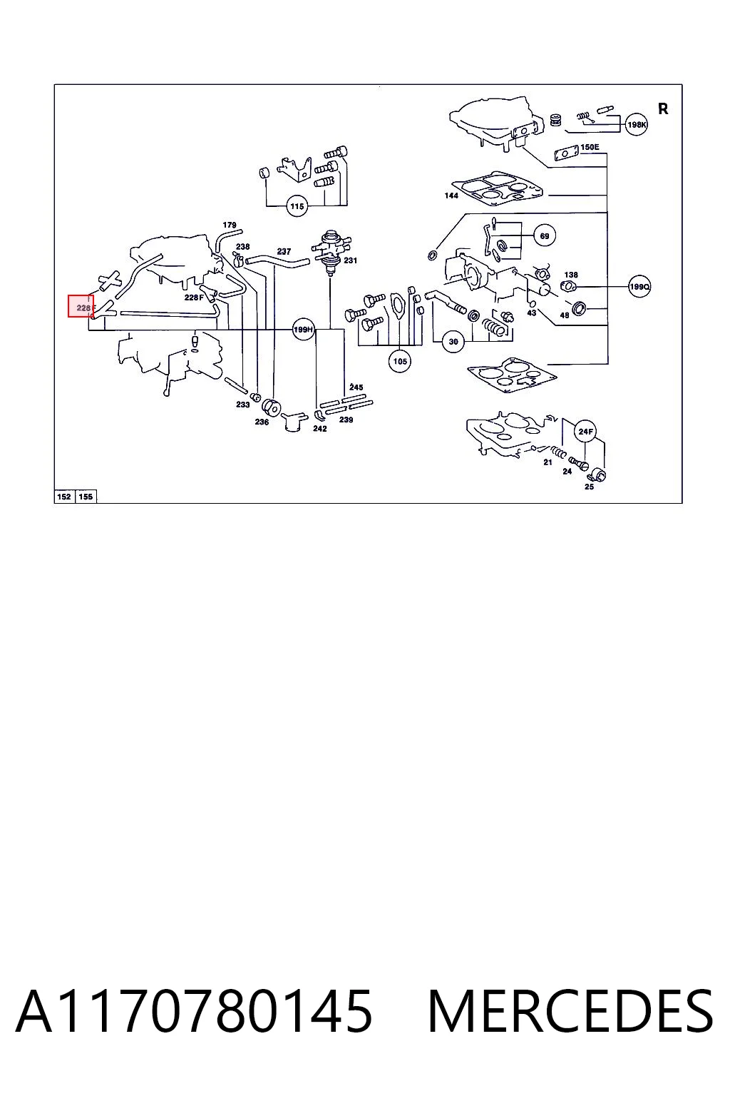 A1158050322 Mercedes 
