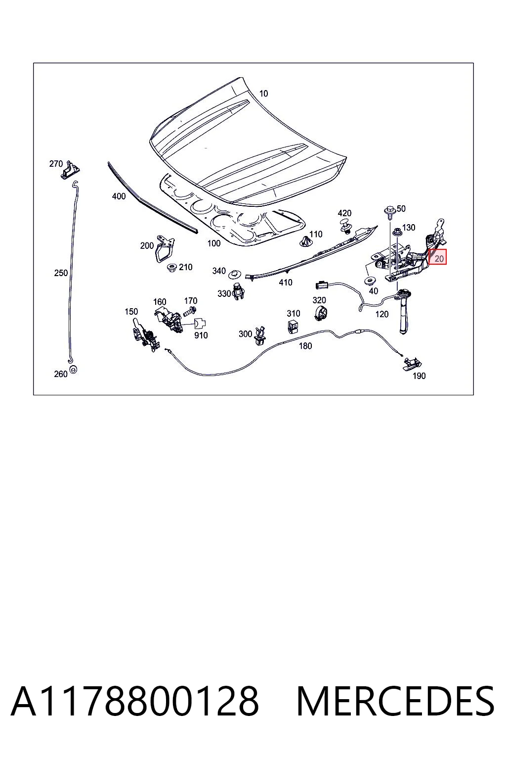A1178800128 Mercedes