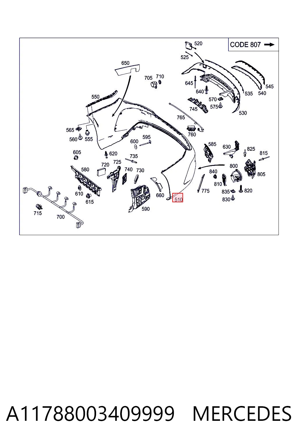 A11788003409999 Mercedes