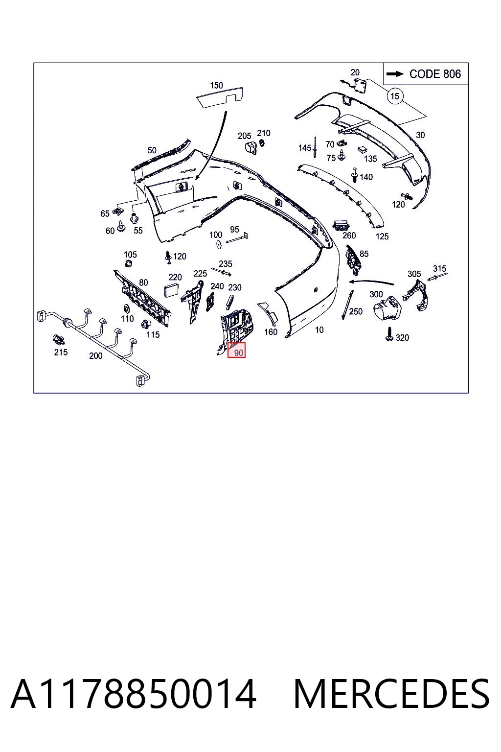 A1178850014 Mercedes