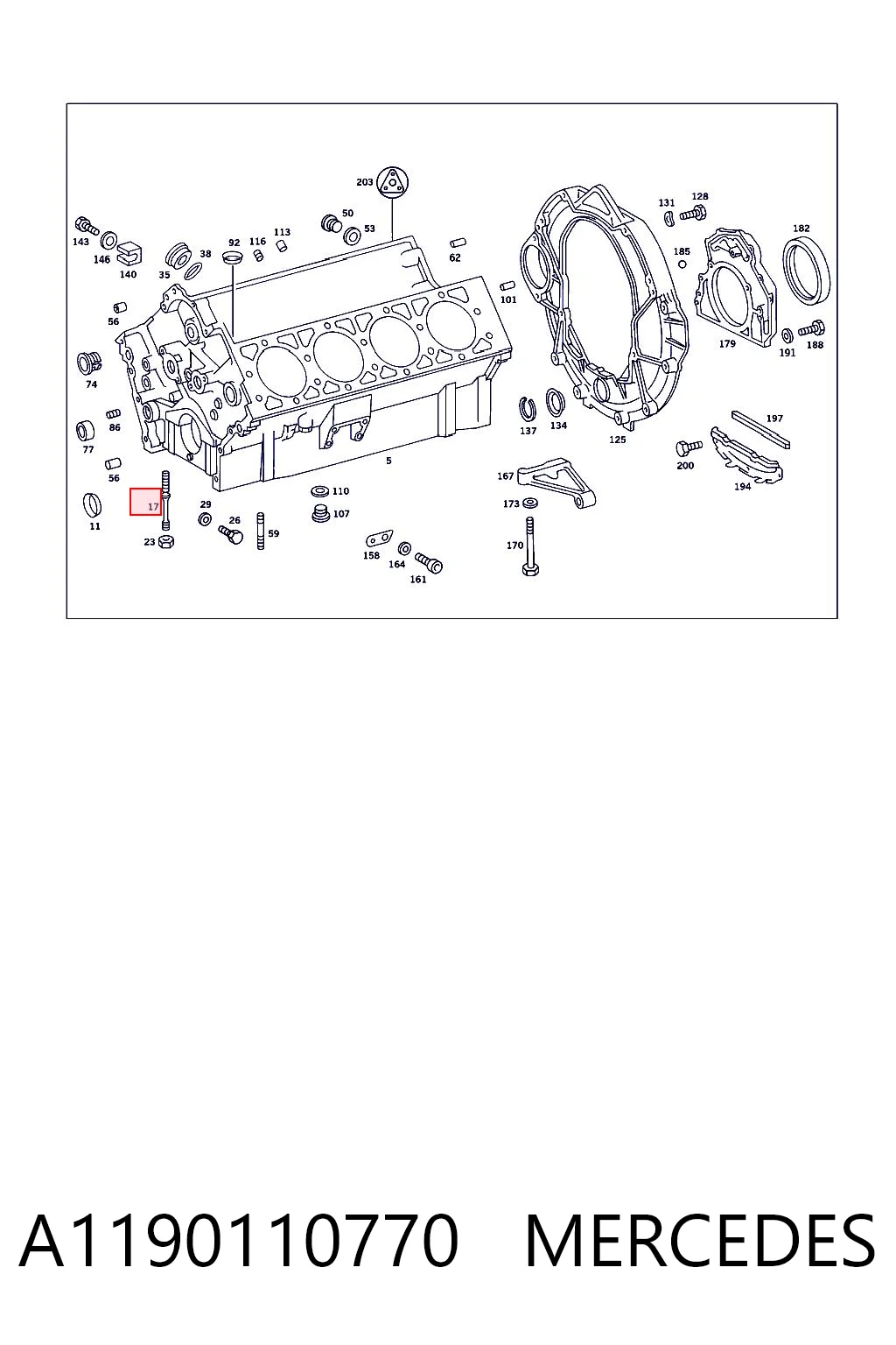 A1190110770 Mercedes
