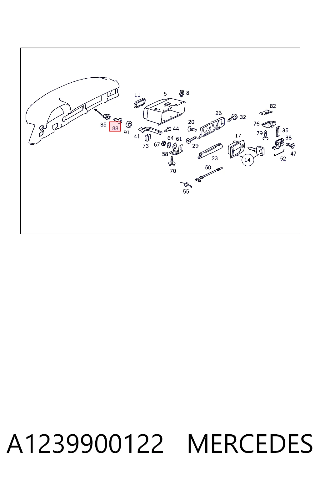 A1239900122 Mercedes