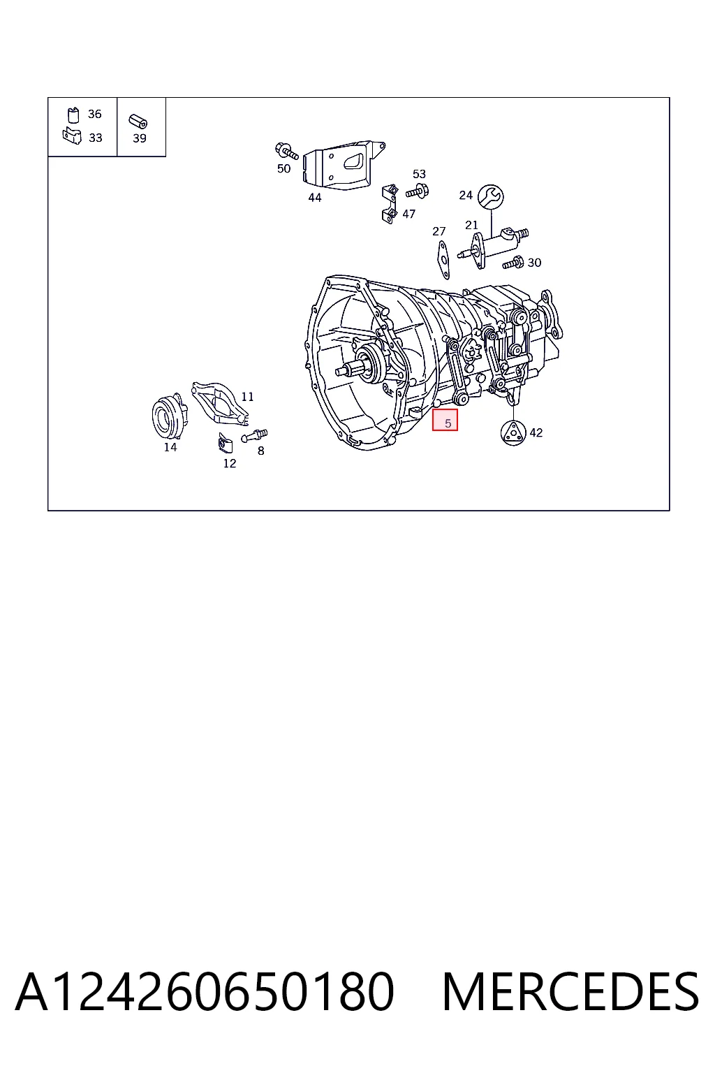 Caixa de Mudança montada (caixa mecânica de velocidades) Mercedes E T124 ao melhor preço