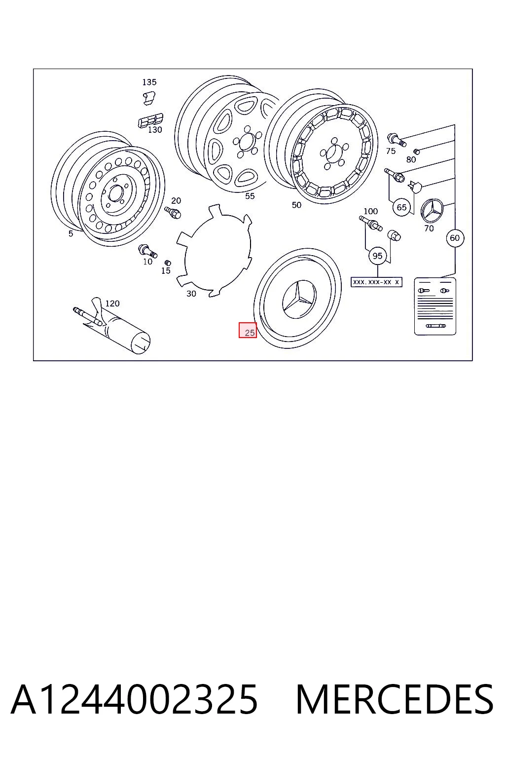 A1244002325 Mercedes