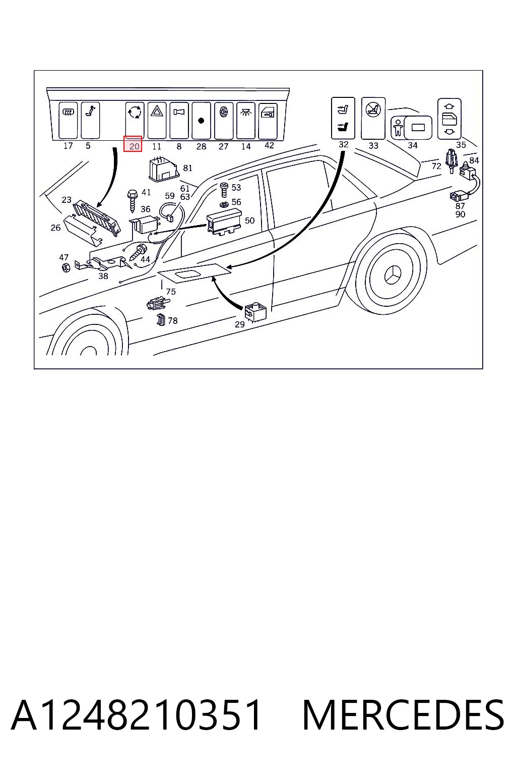 A1248210351 Mercedes