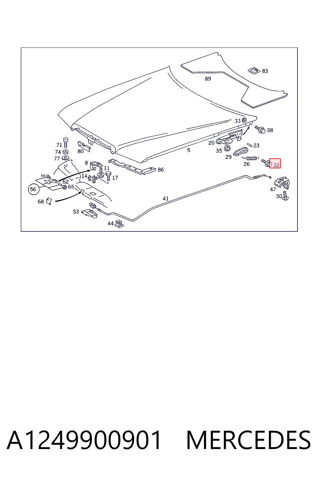 A1249900901 Mercedes