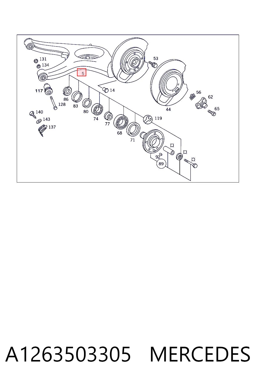 A1263503305 Mercedes