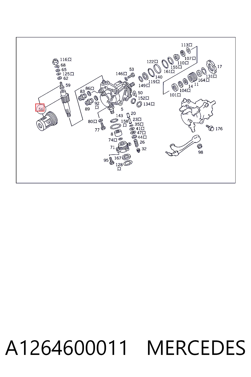 A1264600011 Mercedes